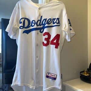 Majestic LA Dodgers Valenzuela Jersey